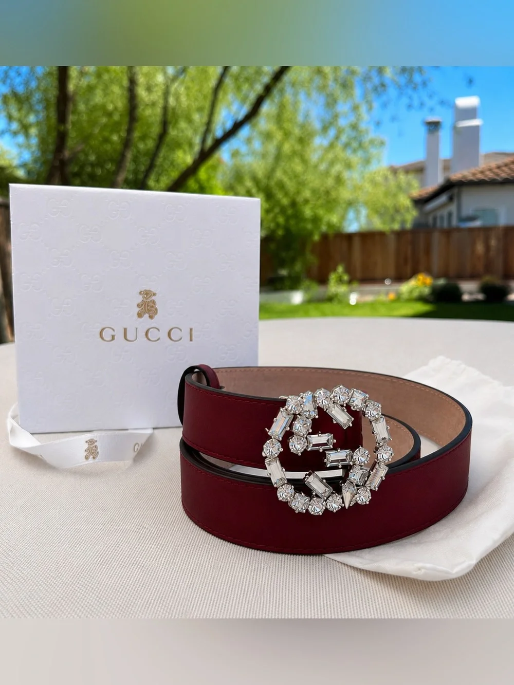 グッチGUCCI ベルト Gucci | Accessories | Gucci Crystal Interlocking G Leather Belt